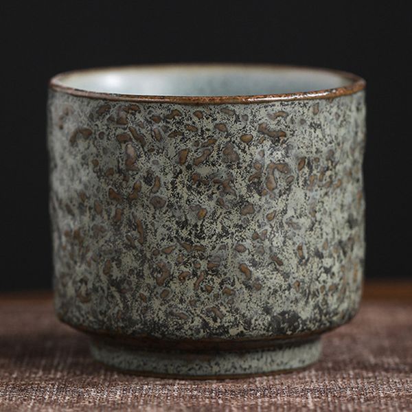 Vintage coarse Japanese Rero kiln handmade single master cup small bowl