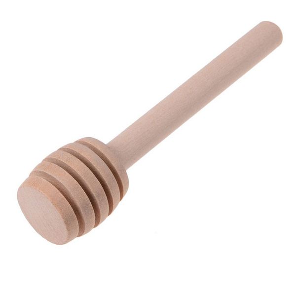 Wholesale 8cm Mini Wooden Honey Dippers for weddings, customizable stirrers with free shipping