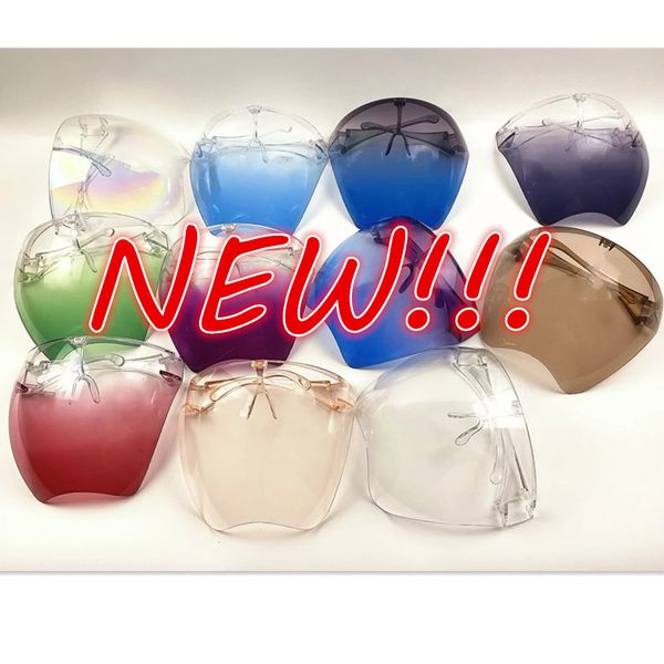 Wholesale full face shield with dustproof goggles and anti-spray mask for kitchen safety and riding protection, includes storage box