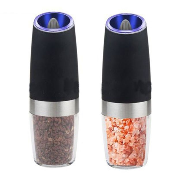 YOMDID 2-piece electric pepper and salt grinder set, a practical kitchen spice mill for grinding
